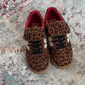 Madden NYC Kids Leopard Print Sneakers